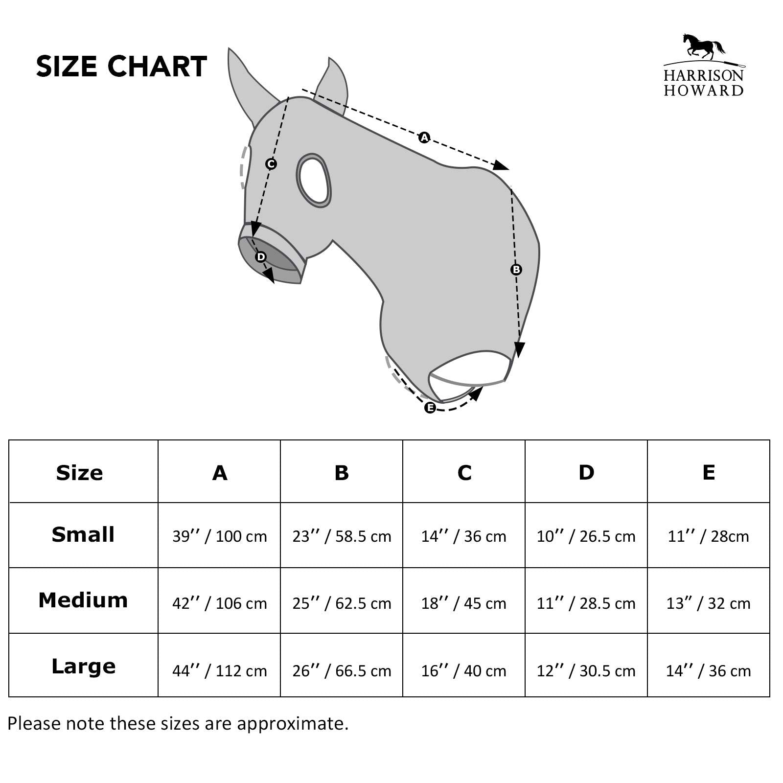Harrison Howard Stretch Horse Slinky Hood All-Covered Comfortable Horse Sleazy Neck with Zipper- Blue M